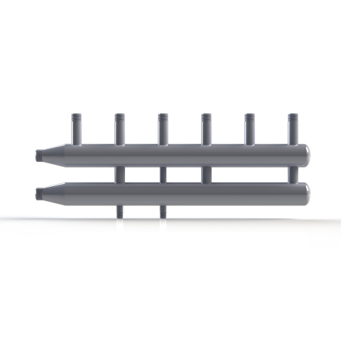 Colector distribuitor ECOTECH tip C3CD - Colector distribuitor ECOTECH C3CD/140 cu 3 circuite