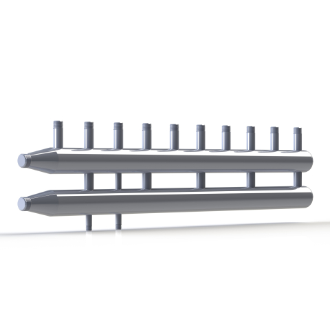 Colector distribuitor ECOTECH C5CD/140 cu 5 circuite [1]