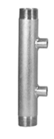 Distribuitoare - Colectoare - Distribuitor pentru apa din otel inoxidabil cu 2 iesiri