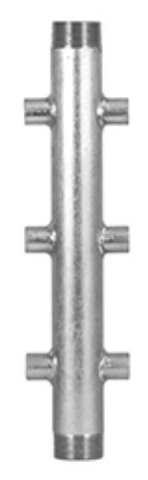 Distribuitoare - Colectoare - Distribuitor pentru apa din otel inoxidabil cu 3+3 iesiri