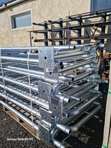 Parapet pietonal - Parapet pietonal din teava rotunda 60x3,5x2m