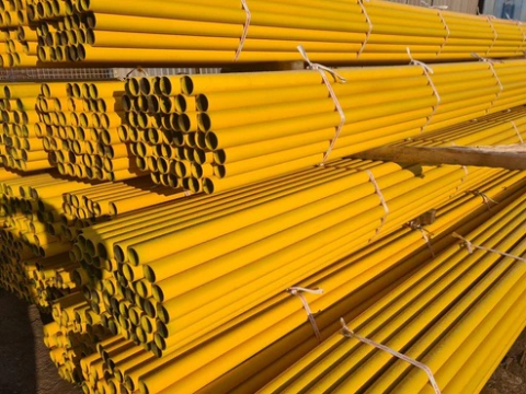 Tevi de otel sudate zincate - Teava sudata otel zincat vopsita - Diametru: DN.40 - 1 1/2'' (48.3) - Grosime: 2.9