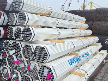 Teava sudata vopsita RAL 9002 - Teava sudata vopsita RAL 9002 - Diametru: DN.25 - 1'' (33.7) - Grosime: 3.2