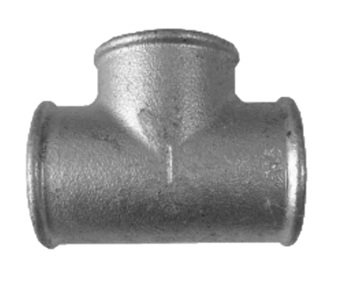 Fitinguri din fonta filetate - Teu din fonta zincata