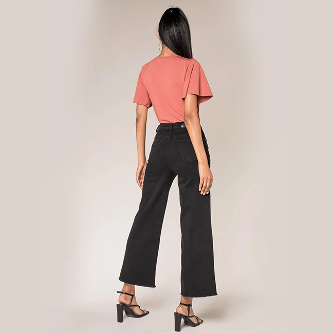 Blugi Dama Evazati, Capri [4]