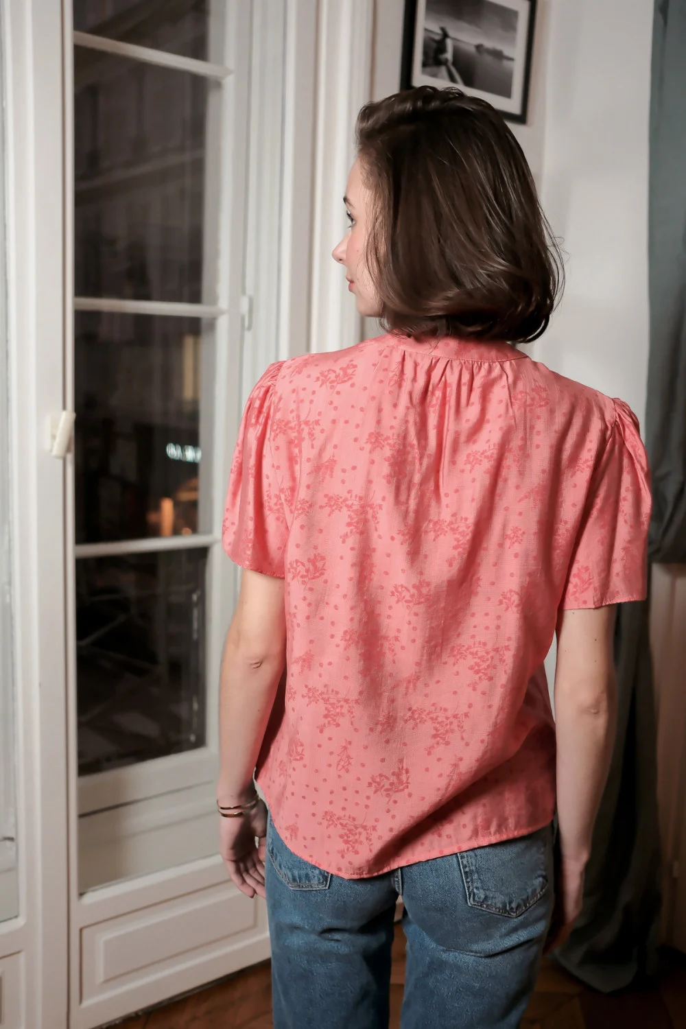 Camasa roz cu maneca scurta [2]