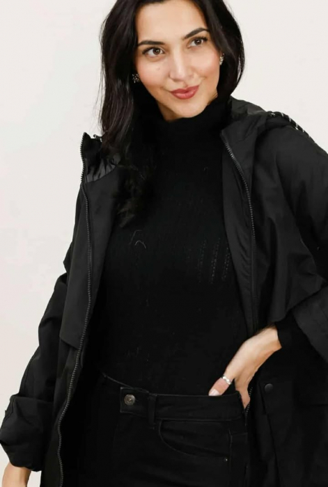 Geaca casual dama neagra [2]