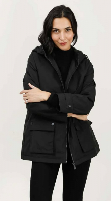 Geaca casual dama neagra [3]