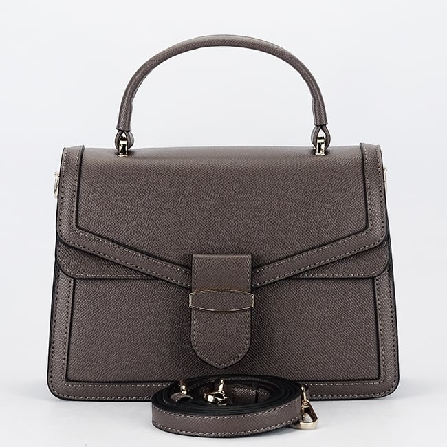 Geantă elegantă de damă Flora&Co Paris –taupe, mică, din piele ecologică [2]