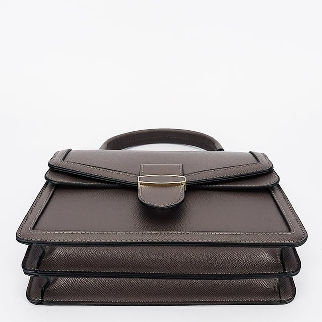 Geantă elegantă de damă Flora&Co Paris –taupe, mică, din piele ecologică [3]