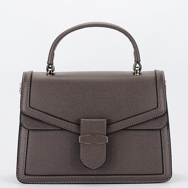 Geantă elegantă de damă Flora&Co Paris –taupe, mică, din piele ecologică [5]