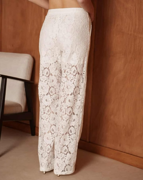 Pantaloni eleganți din dantelă [3]