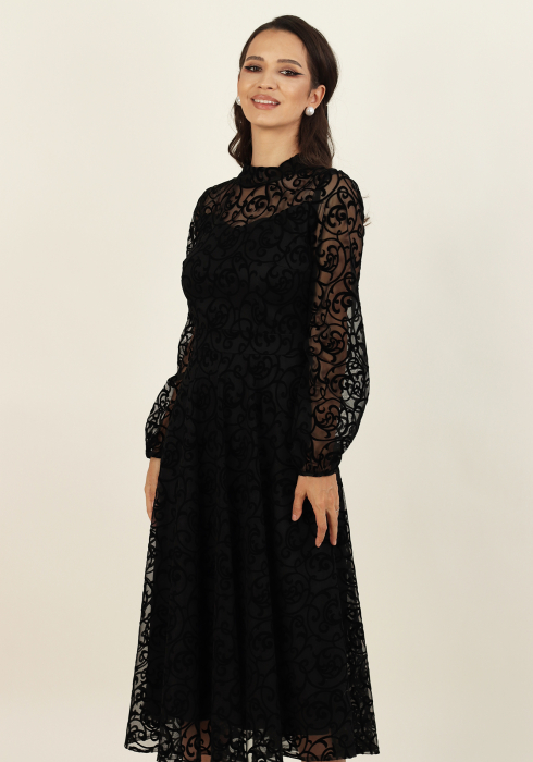 Rochie midi neagra [2]