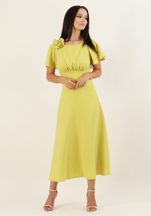 Rochie dama eleganta, lime [1]