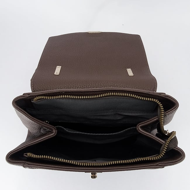 Rucsac maro din piele ecologica [3]