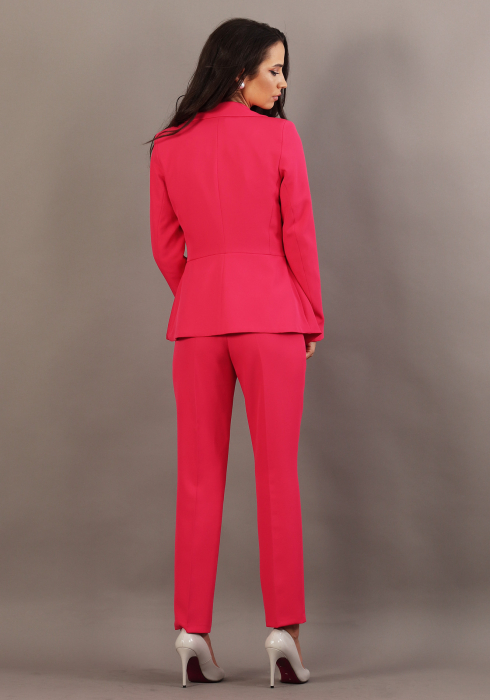 Sacou casul cu basc asimetric J4021co [4]