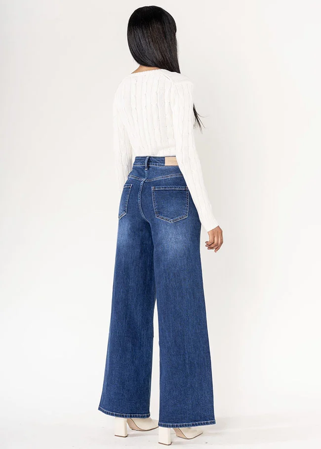 Blugi damă wide leg [4]