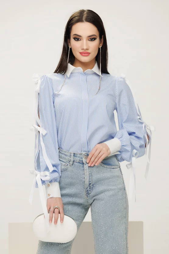 Camasa dama cu dung si maneci despicate [1]