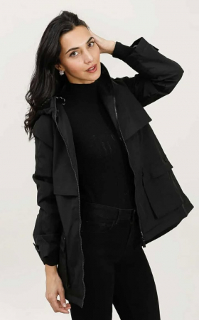 Geci - Geaca casual dama neagra