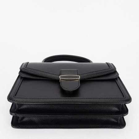 Geantă elegantă de damă Flora&Co Paris – neagră, mică, din piele ecologică [7]