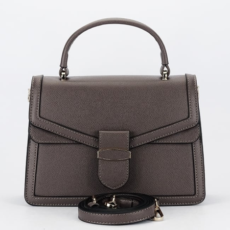 Geantă elegantă de damă Flora&Co Paris –taupe, mică, din piele ecologică [1]