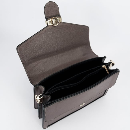 Geantă elegantă de damă Flora&Co Paris –taupe, mică, din piele ecologică [7]