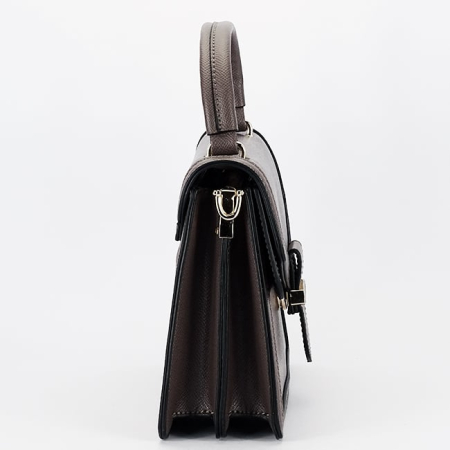 Geantă elegantă de damă Flora&Co Paris –taupe, mică, din piele ecologică [5]