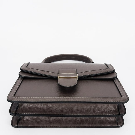 Geantă elegantă de damă Flora&Co Paris –taupe, mică, din piele ecologică [2]