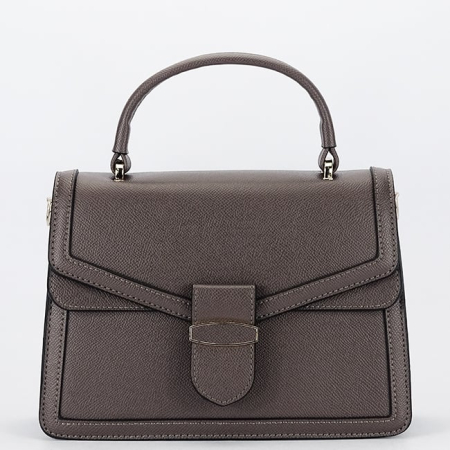 Geantă elegantă de damă Flora&Co Paris –taupe, mică, din piele ecologică [4]