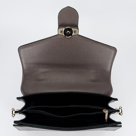 Geantă elegantă de damă Flora&Co Paris –taupe, mică, din piele ecologică [3]