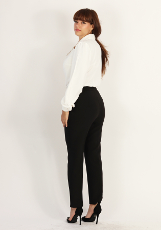 Pantalon conic negru [2]