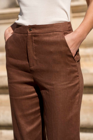 Pantaloni dama maro din in [1]