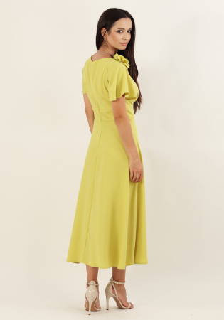 Rochie dama eleganta, lime [3]