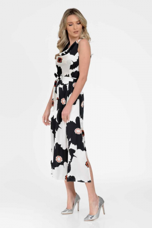 Rochie eleganta de zi cu imprimeu floral [1]