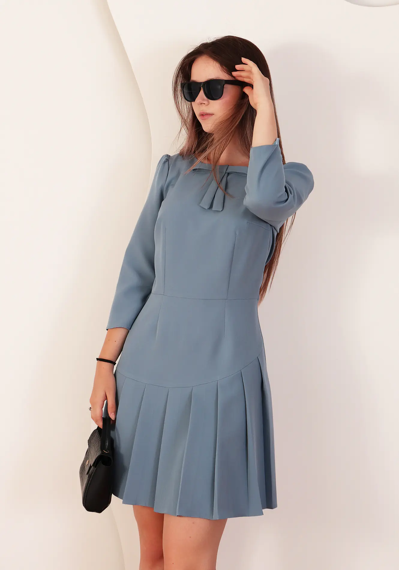 Rochie evazata cu pliuri [1]