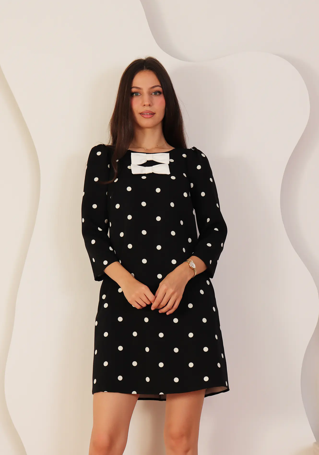 Femei - Rochie lejera cu biline