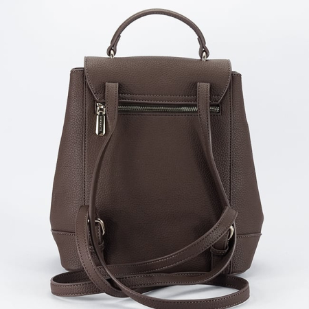 Rucsac maro din piele ecologica [5]