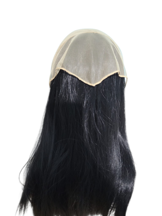 Batic simplu pentru biserica din tulle fin, crem, accesoriu de cap feminin, luminos si confortabil. [2]