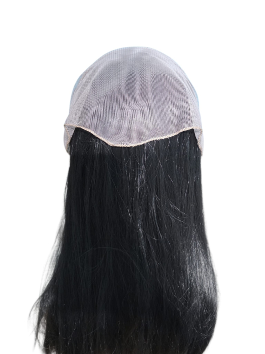 Batic simplu pentru biserica din tulle fin, gri taupe, accesoriu de cap feminin, discret si confortabil. [2]