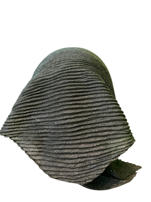 Baticut plisat mare pentru biserica, verde kaki, accesoriu de cap feminin, elegant si confortabil. [2]