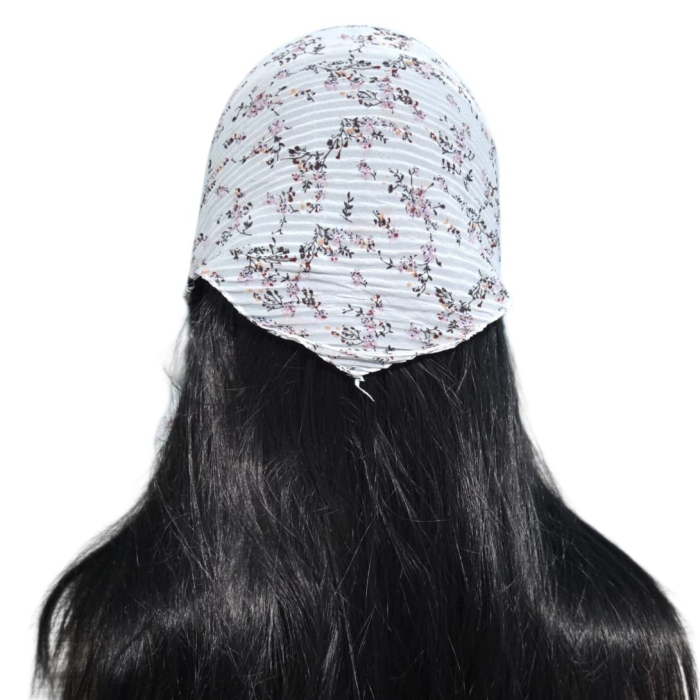 Baticut plisat elegant pentru biserica, material usor si confortabil, model feminin, Pink Whisper [2]