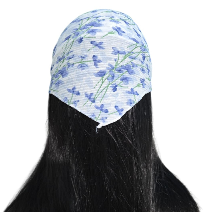 Baticut plisat elegant pentru biserica, material usor si confortabil, model feminin, Provence Bloom [2]