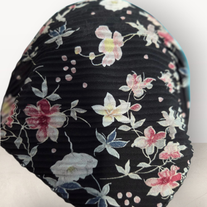 Baticut plisat elegant pentru biserica, material usor si confortabil, model feminin, Evening Rose [2]