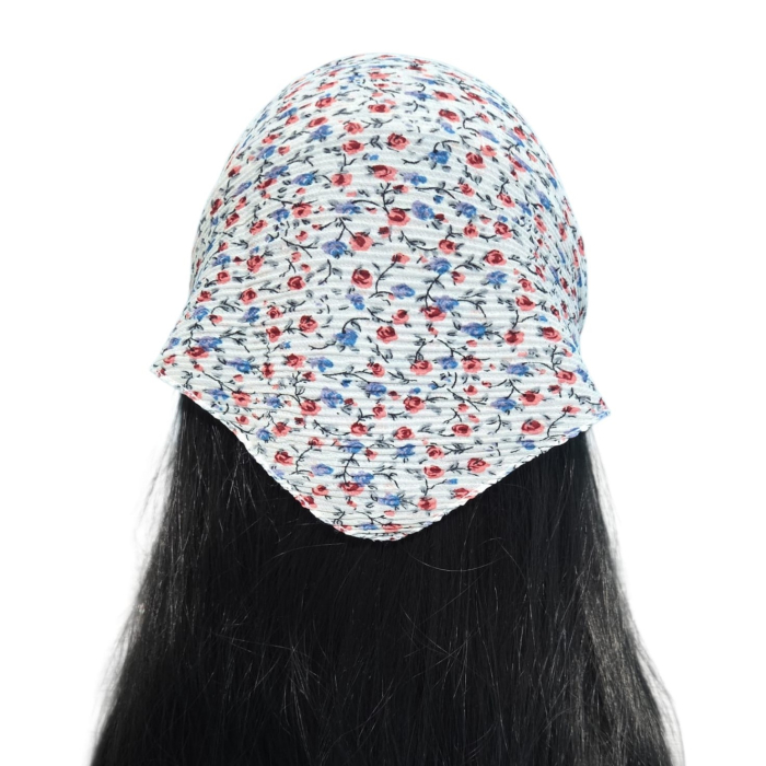 Baticut plisat elegant pentru biserica, material usor si confortabil, model feminin, Tiny Blooms [2]