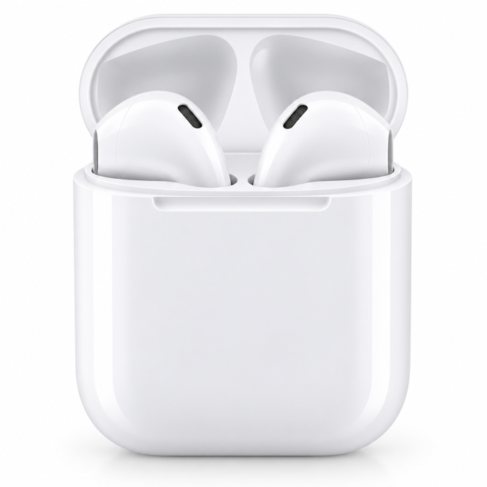 Casti wireless TWS i12 albe cu Bluetooth 5.0, control Touch, microfon si cutie de incarcare, compatibile Android si iOS. [8]