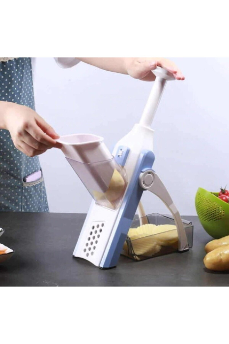 Feliator 4-in-1, Manual, Pliabil, pentru Fructe si Legume - imagine principala produs [3]