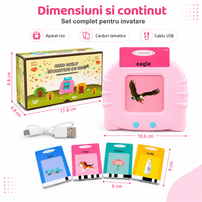Jucarie educativa Montessori, cititor carduri, 112 carduri/224 cuvinte, roz, pentru copii - imagine principala produs|Jucarie educativa Montessori, cititor carduri, 112 carduri/224 cuvinte, roz, pentru copii - detaliu produs 2|Jucarie educativa Montessori, cititor carduri, 112 carduri/224 cuvinte, roz, pentru copii - detaliu produs 3|Jucarie educativa Montessori, cititor carduri, 112 carduri/224 cuvinte, roz, pentru copii - detaliu produs 4|Jucarie educativa Montessori, cititor carduri, 112 carduri/224 cuvinte, roz, pentru copii - detaliu produs 5|Jucarie educativa Montessori, cititor carduri, 112 carduri/224 cuvinte, roz, pentru copii - detaliu produs 6|Jucarie educativa Montessori, cititor carduri, 112 carduri/224 cuvinte, roz, pentru copii - detaliu produs 7 [4]