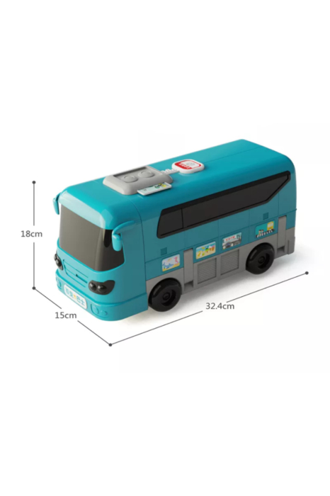 Jucarie Interactiva, Autobuz, Sunete si Lumini, 2 in 1, Çok renkli, pentru copii - imagine principala produs [5]