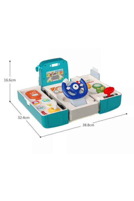Jucarie Interactiva, Autobuz, Sunete si Lumini, 2 in 1, Çok renkli, pentru copii - imagine principala produs [6]