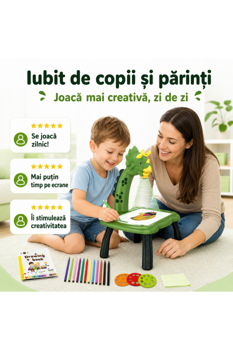 Masa de Desen cu Proiector, 24 Sabloane, 12 Carioci, Muzica, pentru copii - imagine principala produs|Masa de Desen cu Proiector, 24 Sabloane, 12 Carioci, Muzica, pentru copii - detaliu produs 2|Masa de Desen cu Proiector, 24 Sabloane, 12 Carioci, Muzica, pentru copii - detaliu produs 3|Masa de Desen cu Proiector, 24 Sabloane, 12 Carioci, Muzica, pentru copii - detaliu produs 4|Masa de Desen cu Proiector, 24 Sabloane, 12 Carioci, Muzica, pentru copii - detaliu produs 5 [4]